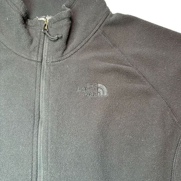 The North Face Quarter Zip Pullover Jacket Fleece Black Women’s Size XL - Picture 4 of 7